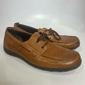 Cole‎ Haan cognac leather loafers size 10.5